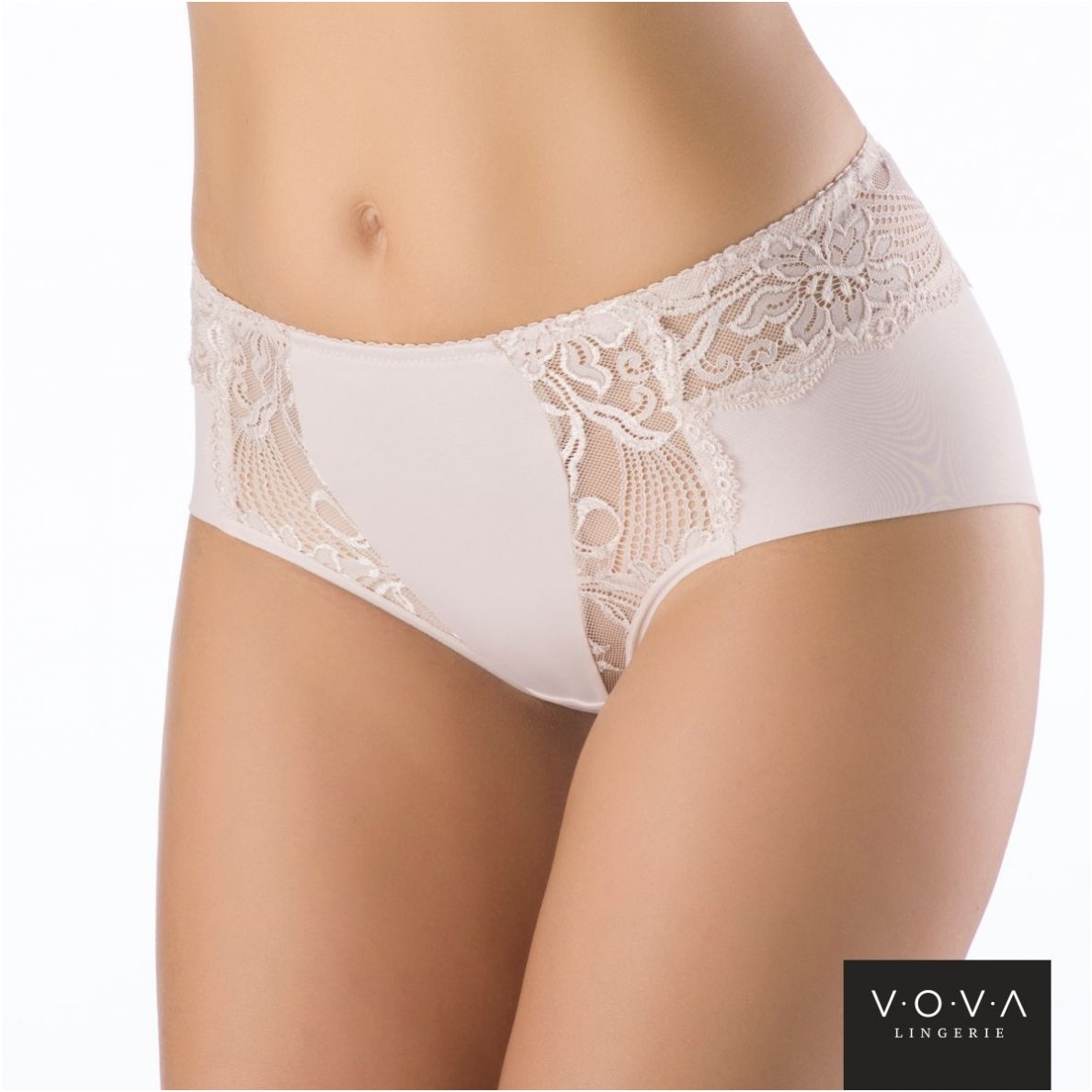 LAURA V32540 Трусы слипы со средней линией талии VOVA_V32540_Серебр.пион