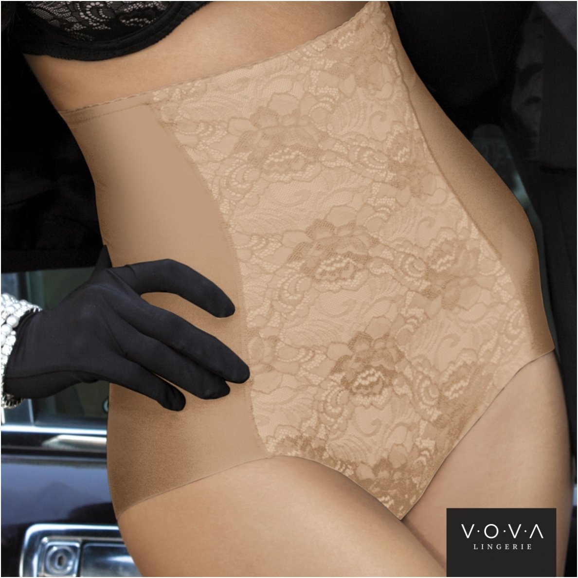 APHELIA V68542 Трусы корректирующие с высокой линией талии VOVA_V68542_Серебр.пион