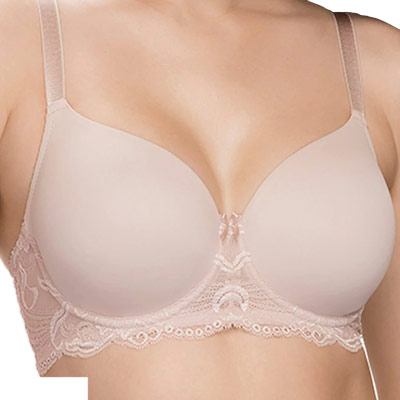 LAURA V32514 Бюстгальтер с мягкой формованной чашкой на каркасах VOVA_V32514_Серебр.пион