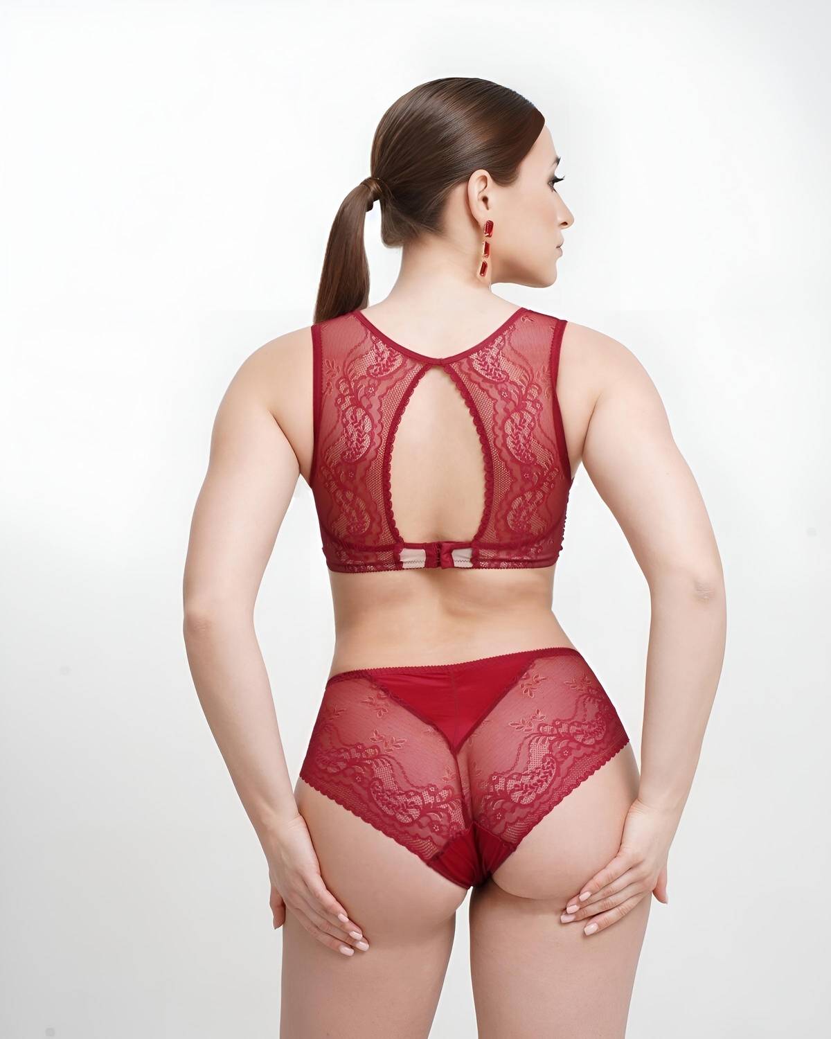 Трусы слипы со средней линией талии ZE:BRA_714540_румба